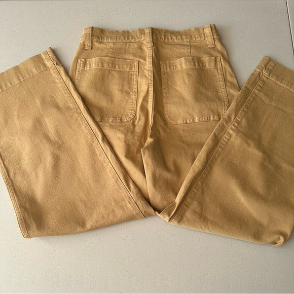 NWT Madewell The Perfect Vintage Wide-Leg Pant in Desert Dune 25 - Picture 7 of 10